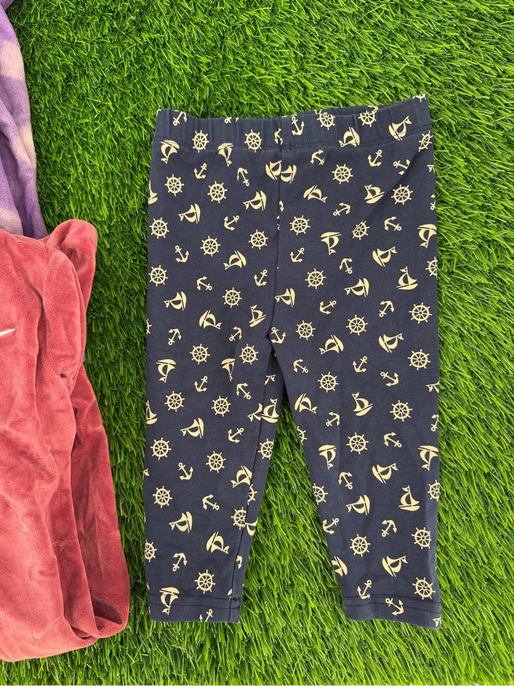 Ralph Lauren & Nike 9 Month Baby Clothing Lot Fleece Onesie Nautical Outfits